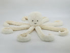 Plush octopus toy on a white background