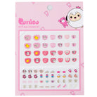 Package of pink Purrisu petit nail sticker set with various designs.