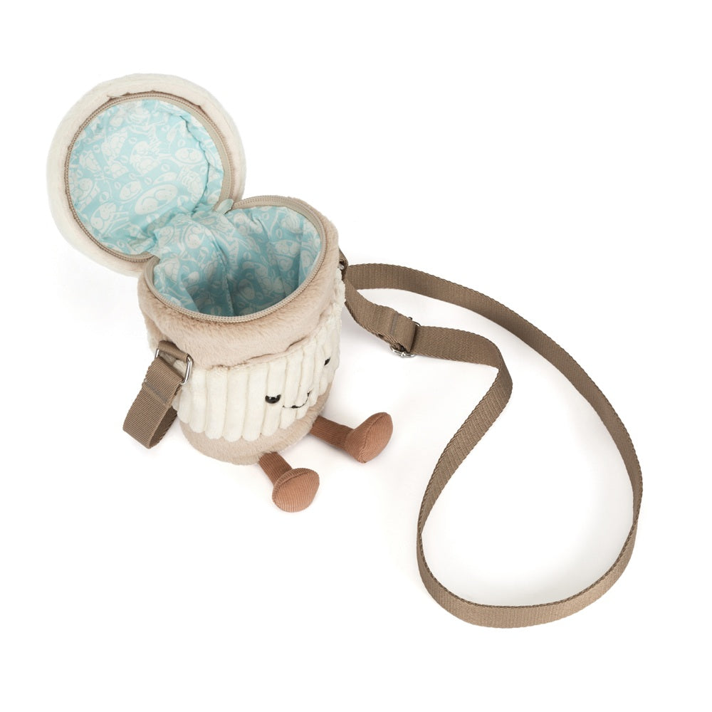 Children's toy with a detachable leash on a white background