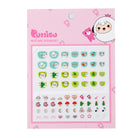 A package of children's nail stickers with cute designs.
