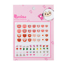 Sheet of Purriso petit nail stickers in pink packaging.