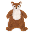 Plush toy fox on a white background