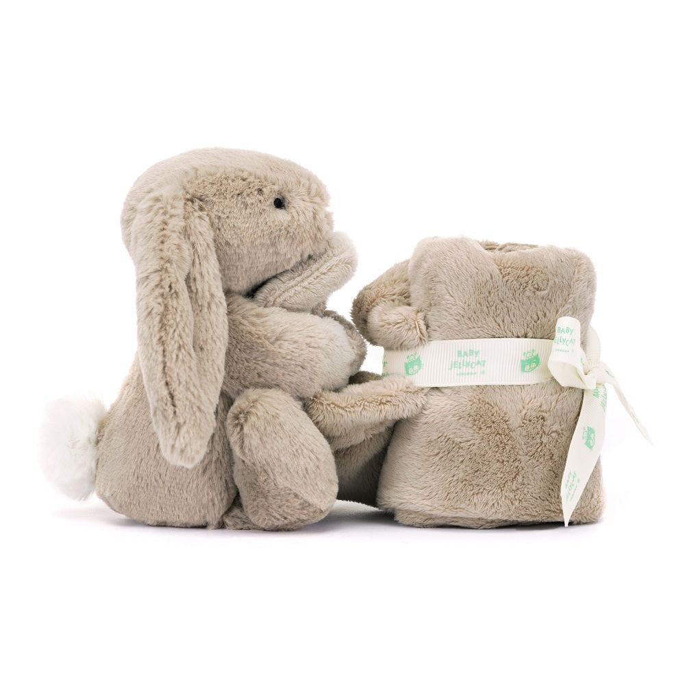 Bashful Beige Bunny Soother – JINI MINI