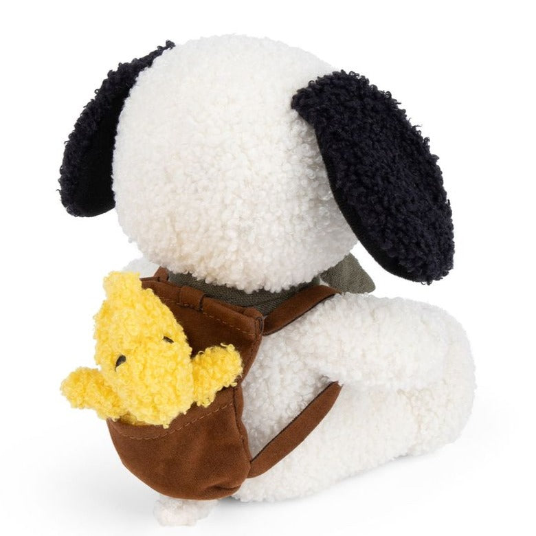 Plush PEANUTS SNOOPY with Woodstock in Backpack 8