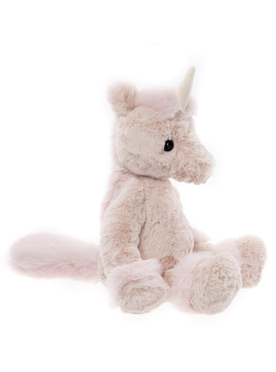 Plush toy squirrel on a white background