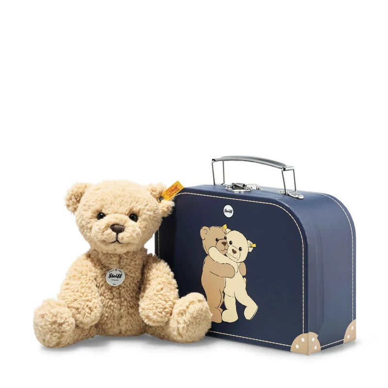 Ben Teddy Bear In Suitcase Plush Stuffed Toy, 8 In