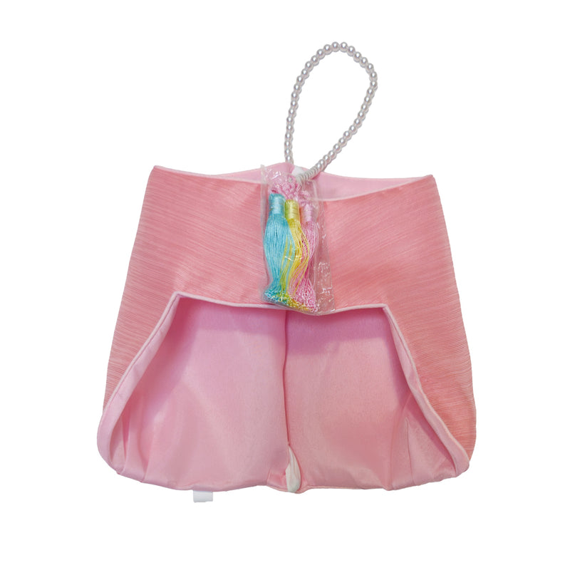 Hanbok Baby Girl 4-piece Set - Princess Natural/Dusty Pink Stripe