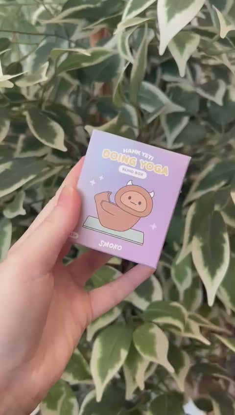 Hank Yeti Doing Yoga Blind Box Figure by Smoko – JINI MINI