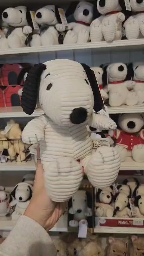 Plush PEANUTS SNOOPY ECO Corduroy Cream 7.5