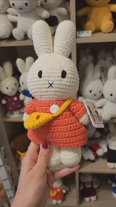 Miffy and her tulip bag (Orange Dress With Tulip Bag) – JINI MINI