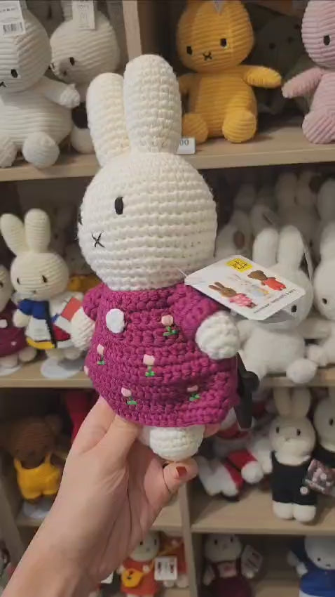 Miffy Tulip Dress by Just Dutch- Fuchsia – JINI MINI