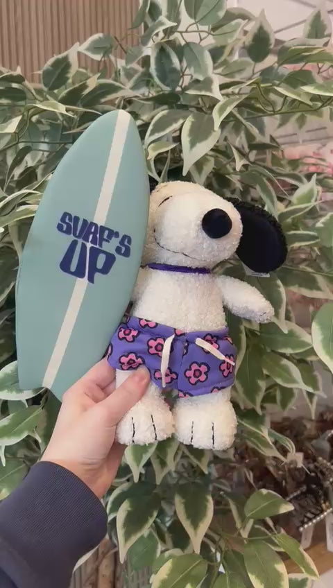 Plush SNOOPY Surf Dog 8.5