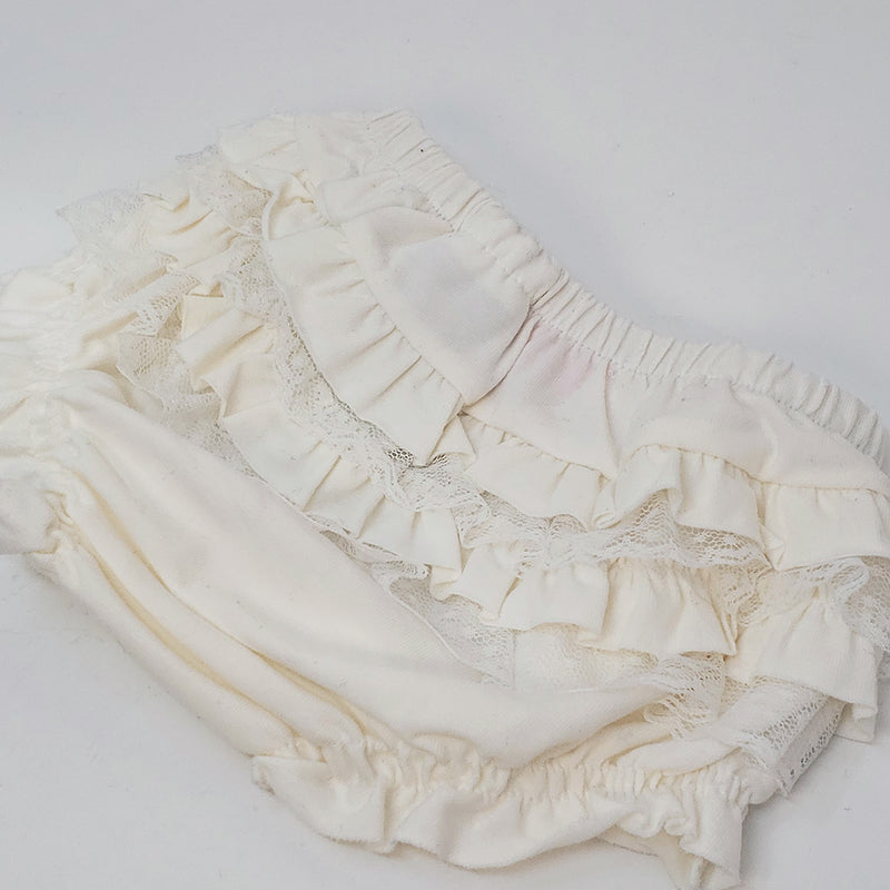 Knit Knickers-White 4-6M