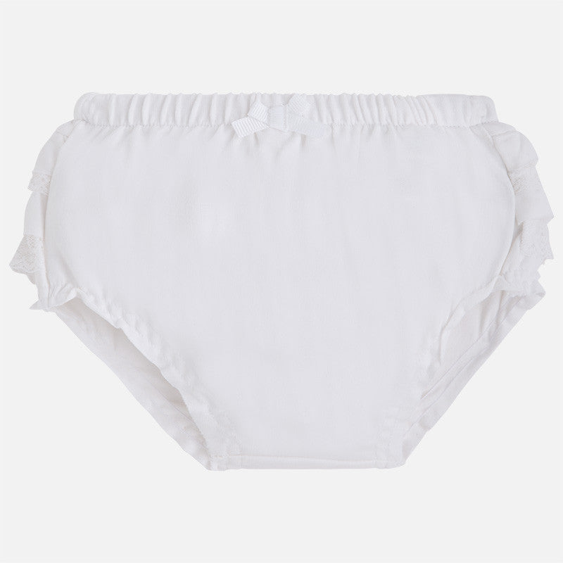 Knickers with Frills - White