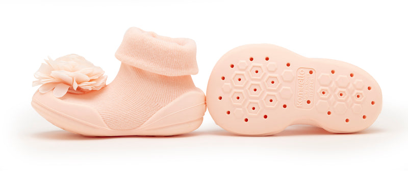 Komuello Baby Shoes - Corsage Pink