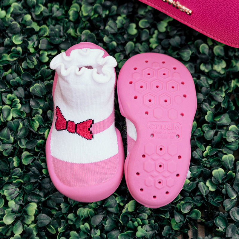 Komuello Baby Shoes - Mary Jane Bow