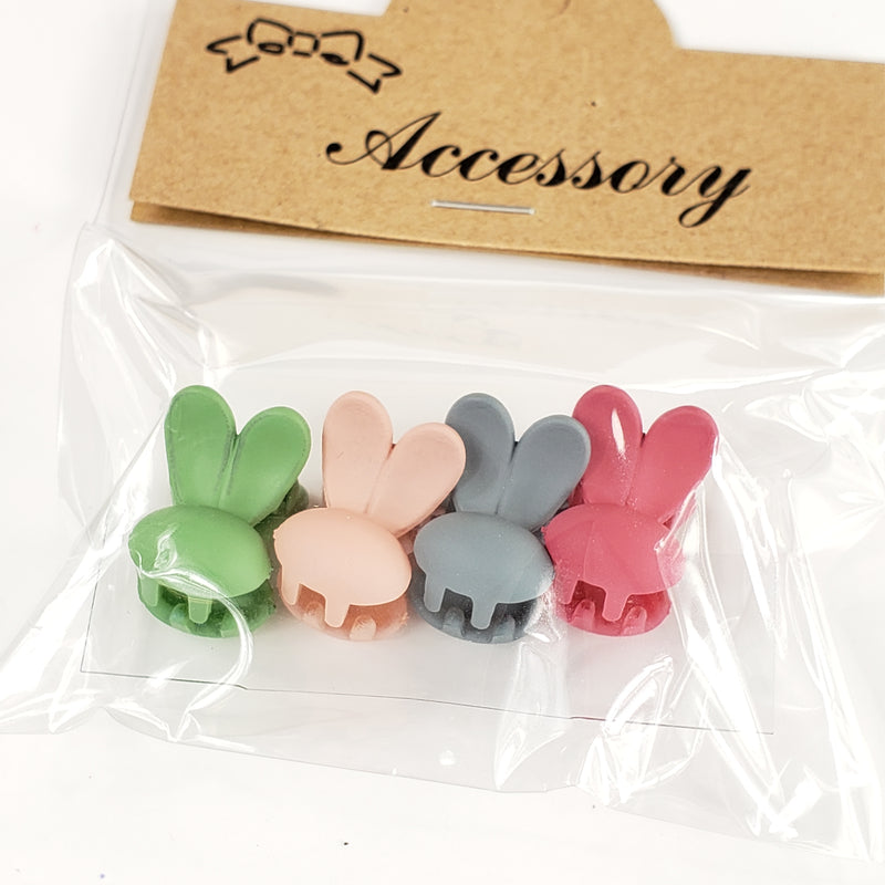 Mini clips (pack of 4) - Bunny