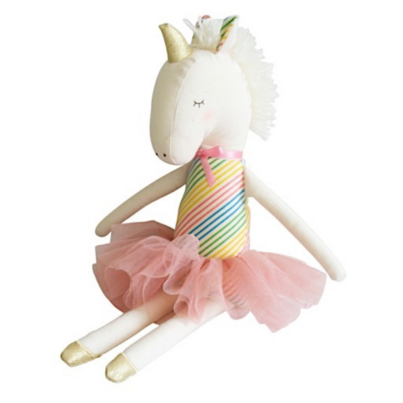Yvette Unicorn Doll 43cm Rainbow
